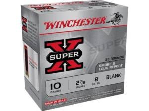 Winchester Super-X Black Powder Blank 10 Gauge Ammo 2-7/8" Blank Box of 200