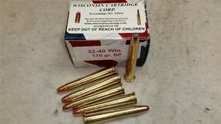 32-40 Win 170 gr SP 1850 fps Box Of 500 Rounds