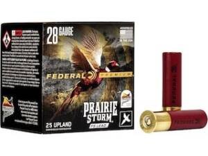 Federal Premium Prairie Storm 28 Gauge Copper Plated Lead Ammo Box of 500 rounds
