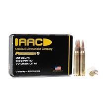 AAC 5.56 NATO Ammo 77 Grain OTM 1000rds