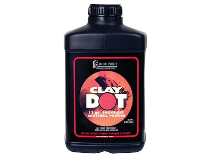 Alliant Clay Dot Smokeless Gun Powder Of 8 Pound