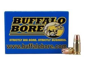 Buffalo Bore 357 Sig Ammo 125 Grain Jacketed Hollow Point Box of 500