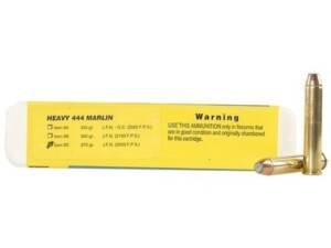 Buffalo Bore 444 Marlin Ammo 270 Grain Jacketed Flat Nose Box of 250