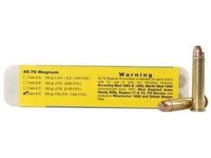 Buffalo Bore 45-70 Government Ammo 500 Grain Full Metal Jacket Box of 300