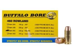 Buffalo Bore 460 Rowland Ammo 230 Grain Full Metal Jacket Box of 500