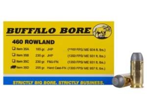 Buffalo Bore 460 Rowland Ammo 255 Grain Flat Nose Box of 500