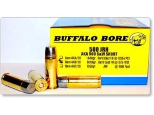Buffalo Bore Dangerous Game 500 JRH Ammo 400 Grain Lehigh Match Solid Flat Nose Lead Free Box of 300