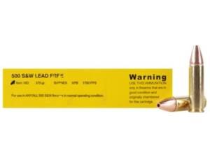 Buffalo Bore 500 S&W Magnum Ammo 375 Grain Barnes XPB Solid Hollow Point Lead Free Box of 200