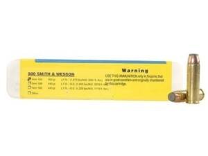 Buffalo Bore 500 S&W Magnum Ammo 400 Grain Jacketed Flat Nose Box of 200