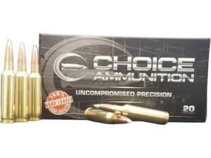 Choice 25 Creedmoor Ammo 110 Grain Nosler AccuBond Polymer Tip Box of 300