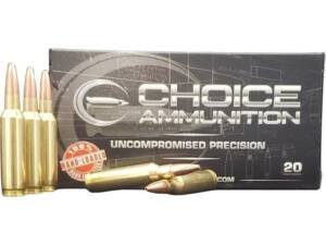 Choice 25 Creedmoor Ammo 115 Grain Barnes Triple-Shock X Solid Hollow Point Lead Free Box of 300