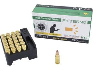 FK BRNO F5 7.5 FK Ammo 95 Grain Solid Hollow Point Lead Free Box of 300