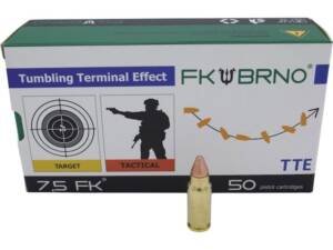 FK BRNO F7 7.5 FK Ammo 101 Grain Solid Lead Free Box of 300