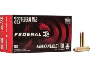 Federal American Eagle 327 Federal Magnum Ammo 100 Grain Jacketed Soft Point Box of 1000