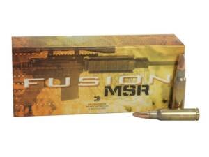 Federal Fusion MSR 6.8mm Remington SPC Ammo 115 Grain Bonded Round Nose Box of 500