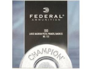 Federal Large Pistol Magnum Primers #155 Case of 5000 (5 Boxes of 1000)