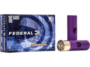 Federal Power-Shok 16 Gauge Hollow Point Rifled Slug 2-3/4" 4/5oz box of 500 rounds