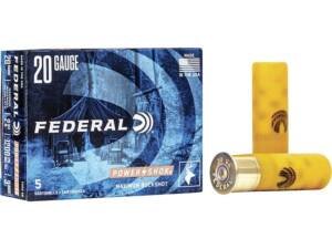 Federal Power-Shok 20 Gauge Buckshot Ammo 3" box of 500 rounds