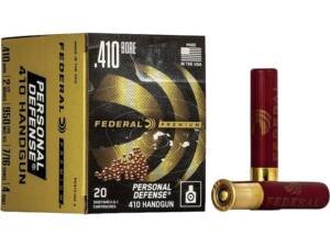 Federal Premium Personal Defense 410 Buckshot Ammo 2-1/2" box of 500 rounds