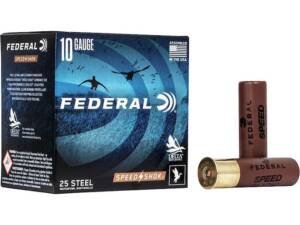 Federal Speed-Shok Waterfowl 10 Gauge Steel Ammo Box of 500