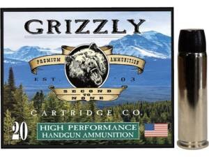 Grizzly Cartridge Bear Load 500 S&W Magnum Ammo 500 Grain Lead Long Wide Nose Gas Check Box of 200