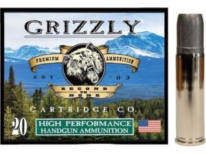 Grizzly Cartridge Bear Load 500 S&W Magnum Ammo 700 Grain Flat Nose Box of 250