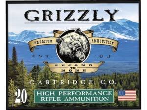 Grizzly Cartridge High Performance Rifle 458 Socom Ammo 300 Grain Jacketed Hollow Point Box of 500