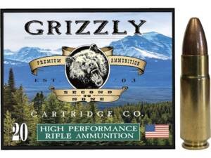 Grizzly Cartridge Sub-Sonic 458 Socom Ammo 550 Grain Full Metal Jacket Box of 500