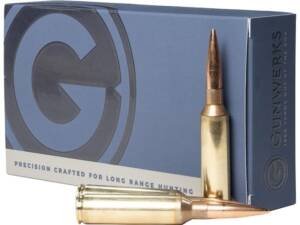 Gunwerks Long Range Hunting 22 Creedmoor Ammo 80 Grain Berger VLD Hollow Point Box of 250