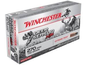 Winchester Deer Season XP 270 Winchester Short Magnum (WSM) Ammo 130 Grain Extreme Point Polymer Tip Box of 500