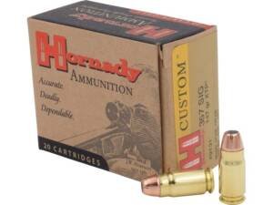 Hornady Custom 357 Sig Ammo 147 Grain Hornady XTP Jacketed Hollow Point Box of 500