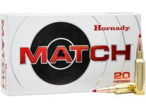Hornady Match 224 Valkyrie Ammo 88 Grain Hornady ELD Match Polymer Tip Box of 500