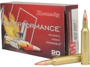 Hornady Superformance 6mm Remington Ammo 95 Grain Hornady SST (Super Shock Tip) Polymer Tip Box of 500