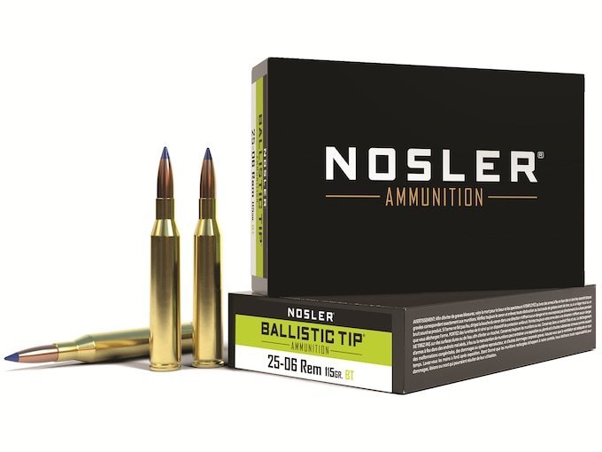 Hornady Superformance 25-06 Remington Ammo 117 Grain Hornady SST (Super Shock Tip) Polymer Tip Box of 500