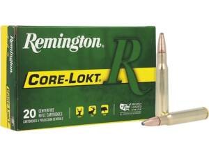 Remington Core-Lokt 30-06 Springfield Ammo 165 Grain Jacketed Soft Point Box of 500