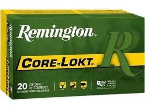 Remington Core-Lokt 35 Remington Ammo 150 Grain Pointed Soft Point box of 500