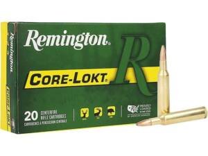 Remington Core-Lokt 6mm Remington Ammo 100 Grain Jacketed Soft Point Box of 500