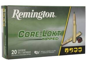 Remington Core-Lokt Tipped 30-06 Springfield Ammo 180 Grain Polymer Tip Box of 500