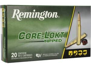 Remington Core-Lokt Tipped Lever Gun 360 Buckhammer Ammo 180 Grain Polymer Tip Box of 500