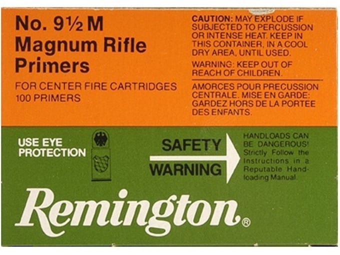 Remington Large Rifle Magnum Primers #9-1/2M Case of 5000 (5 Boxes of 1000)