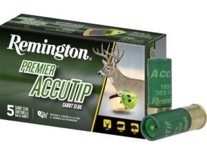 Remington Premier AccuTip 12 Gauge Sabot Slug 2-3/4" 385 Grain box of 200 rounds