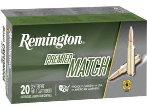 Remington Premier Match 6mm Creedmoor Ammo 107 Grain Sierra MatchKing Jacketed Hollow Point Box of 500