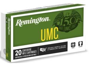 Remington UMC 22-250 Remington Ammo 50 Grain Jacketed Hollow Point Box of 500