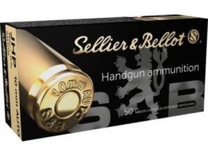 Sellier & Bellot 10mm Auto Ammo 180 Grain Jacketed Hollow Point
