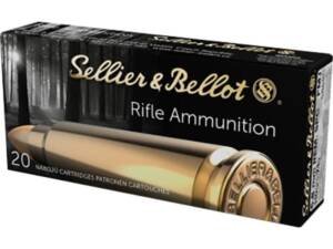 Sellier & Bellot 6.8mm Remington SPC Ammo 110 Grain Full Metal Jacket box of 1000