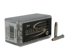 Speer Gold Dot Short Barrel 22 Winchester Magnum Rimfire (WMR) Ammo 40 Grain Jacketed Hollow Point box of 2000