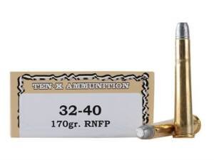 Ten-X Cowboy Ammunition 32-40 WCF 170 Grain Lead Round Nose Flat Point Box of 500