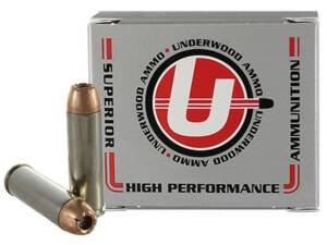 Underwood 500 S&W Magnum Ammo 350 Grain Hornady XTP Jacketed Hollow Point Box of 300