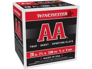 Winchester AA Target 28 Gauge Ammo box of 1000 rounds