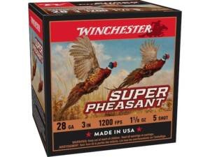 Winchester Super Pheasant 28 Gauge Ammo box of 500 rounds